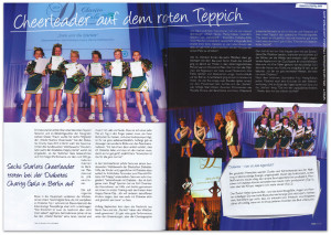 Cheerleading im SC Rist Wedel / Pressebericht im Spirit-Magazin November 2014