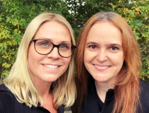 Melanie Lühr (links) ist neue Stellvertretende Abteilungsleiterin der WSC-Cheerleader.