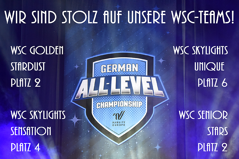 Platzierungen der WSC-Teams auf der GALC Nord 2018
