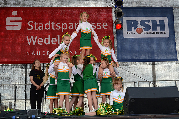 Wedeler Hafenfest 2017: Wedel MiniStarlets Cheerleader